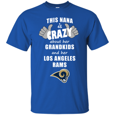 This Nana Is Crazy About Her Grandkids And Her Los Angeles Rams T Shirts