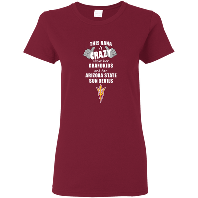This Nana Is Crazy About Her Grandkids And Her Arizona State Sun Devils T Shirts