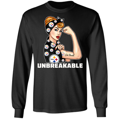 Beautiful Girl Unbreakable Go Pittsburgh Steelers T Shirt