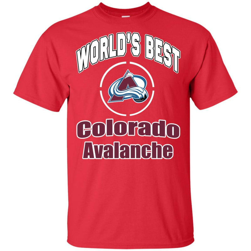 Amazing World's Best Dad Colorado Avalanche T Shirts