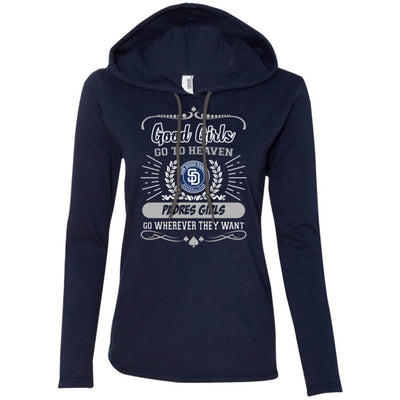 Good Girls Go To Heaven San Diego Padres Girls T Shirts