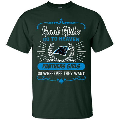 Good Girls Go To Heaven Carolina Panthers Girls T Shirts