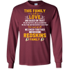 We Are A Washington Redskins Family T Shirt