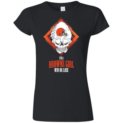 Cleveland Browns Girl Win Or Lose T Shirts