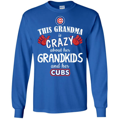 Funny This Grandma Is Crazy About Her Grandkids And Her Cubs T Shirts