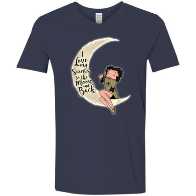 BB I Love My New Orleans Saints To The Moon And Back T Shirt - Best Funny Store