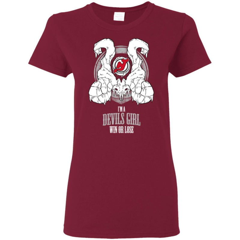 New Jersey Devils Girl Win Or Lose T Shirts