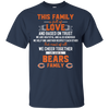 We Are A Chicago Bears Family T Shirt