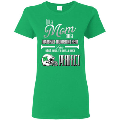 Cool Pretty Perfect Mom Fan Marshall Thundering Herd T Shirt