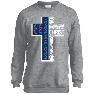 Gorgeous I Can Do All Things Through Christ Los Angeles Angels T Shirts