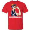 Beautiful Girl Unbreakable Go Arizona Wildcats T Shirt