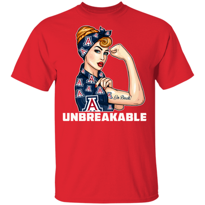 Beautiful Girl Unbreakable Go Arizona Wildcats T Shirt