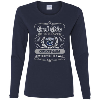 Good Girls Go To Heaven Vancouver Canucks Girls T Shirts