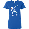 Dabbing Skull Chicago Cubs T Shirts