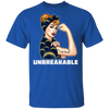 Beautiful Girl Unbreakable Go Los Angeles Chargers T Shirt