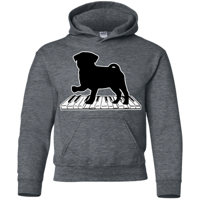 Pug Playing Piano Music T Shirts