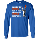 I Will Support Everywhere Chicago Bears T Shirts