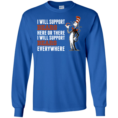 I Will Support Everywhere Chicago Bears T Shirts