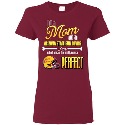 Cool Pretty Perfect Mom Fan Arizona State Sun Devils T Shirt