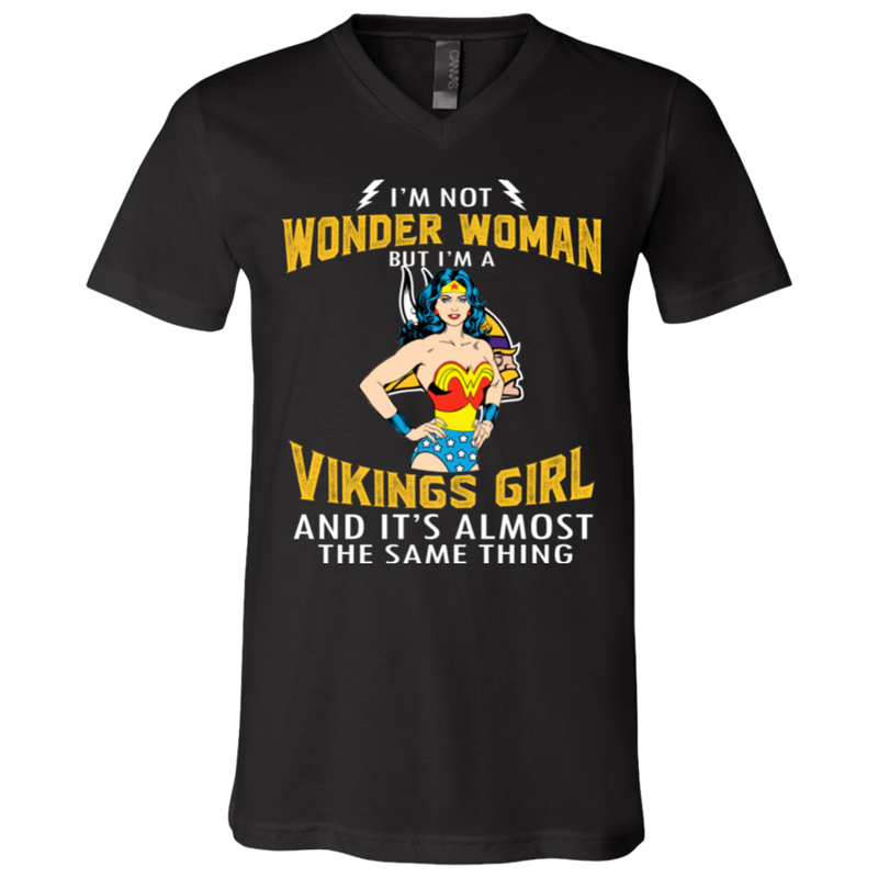 I'm Not Wonder Woman Minnesota Vikings T Shirts