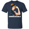 Beautiful Girl Unbreakable Go Houston Texans T Shirt