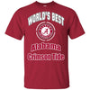 Amazing World's Best Dad Alabama Crimson Tide T Shirts