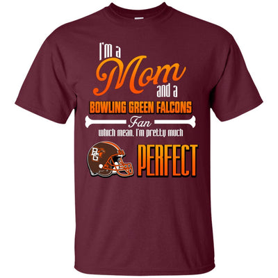 Cool Pretty Perfect Mom Fan Bowling Green Falcons T Shirt