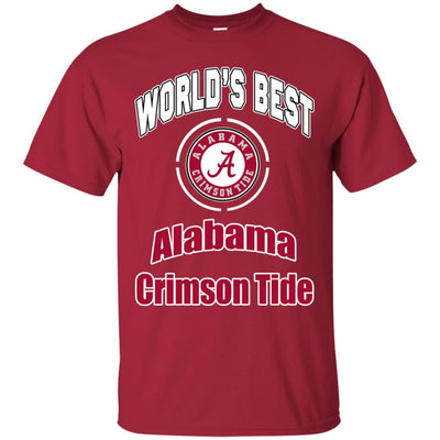 Amazing World's Best Dad Alabama Crimson Tide T Shirts