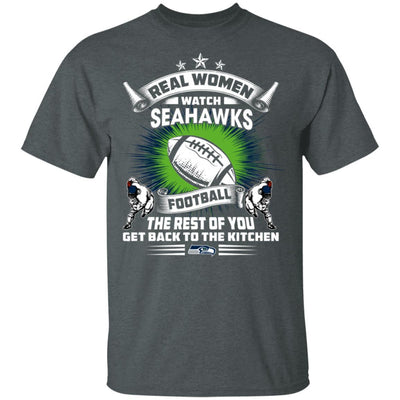 Funny Gift Real Women Watch Seattle Seahawks T Shirt