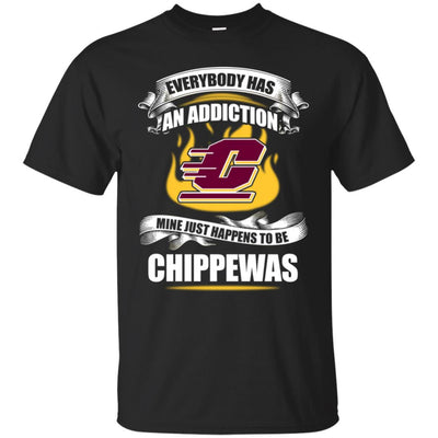 Everybody Has An Addiction Mine Just Happens To Be Central Michigan Chippewas T Shirt