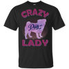 Crazy Pug Lady T Shirts