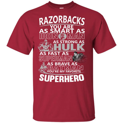 Arkansas Razorbacks You're My Favorite Super Hero T Shirts