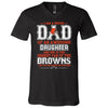 Proud Of Dad Of An Awesome Daughter Cleveland Browns T Shirts