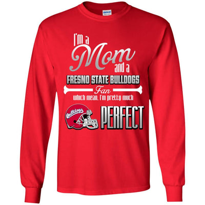 Cool Pretty Perfect Mom Fan Fresno State Bulldogs T Shirt