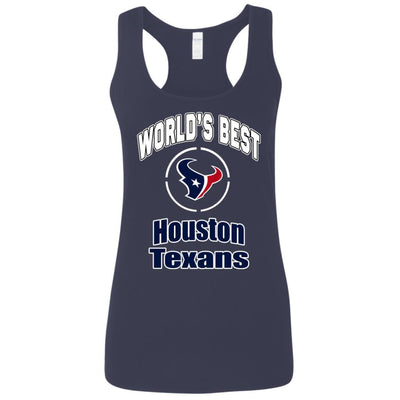 Amazing World's Best Dad Houston Texan T Shirts