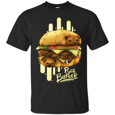 Pug Burger T Shirts