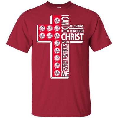 Gorgeous I Can Do All Things Through Christ New York Yankees T Shirts