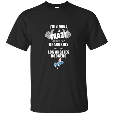 This Nana Is Crazy About Her Grandkids And Her Los Angeles Dodgers T Shirts