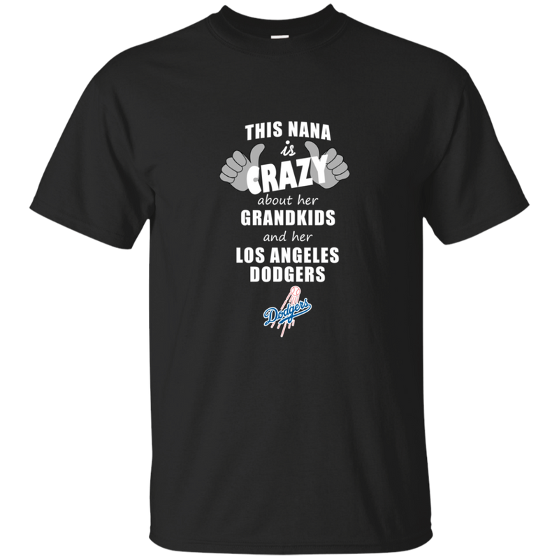 This Nana Is Crazy About Her Grandkids And Her Los Angeles Dodgers T Shirts