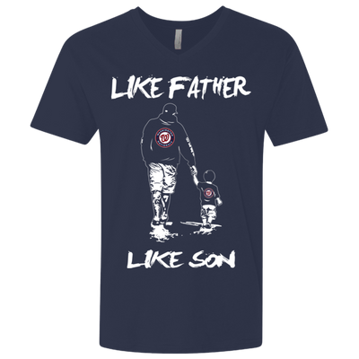 Happy Like Father Like Son Washington Nationals T Shirts