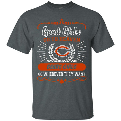 Good Girls Go To Heaven Chicago Bears Girls T Shirts