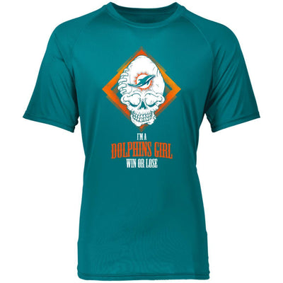 Miami Dolphins Girl Win Or Lose T Shirts