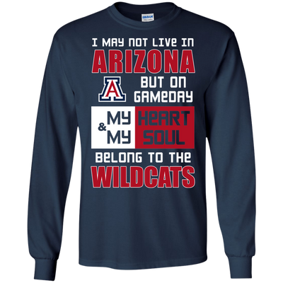 My Heart And My Soul Belong To The Arizona Wildcats T Shirts