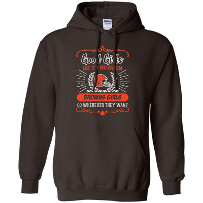 Good Girls Go To Heaven Cleveland Browns Girls T Shirts