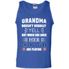 Grandma Doesn't Usually Yell Chicago Cubs T Shirts