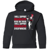 I Will Support Everywhere Cincinnati Bearcats T Shirts