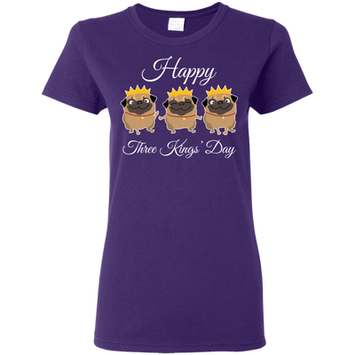 Nice Pug T Shirts - Three Kings' Day Pug, is a cool gift for friends