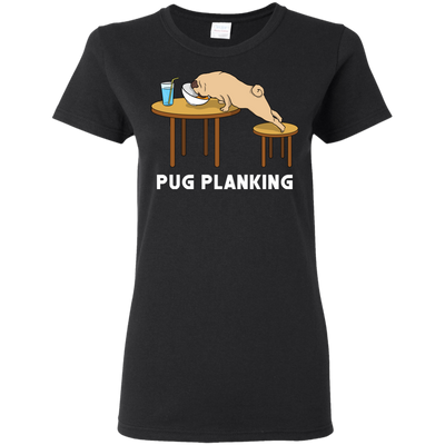 Pug Planking T Shirts