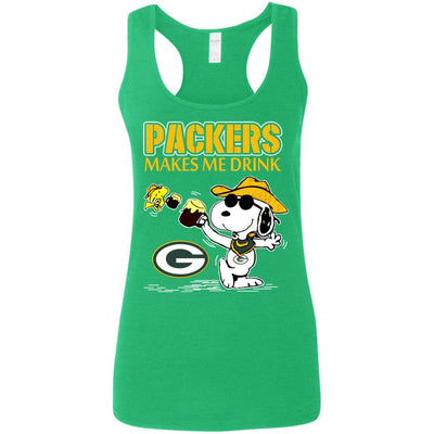 Green Bay Packers Make Me Drinks T Shirt