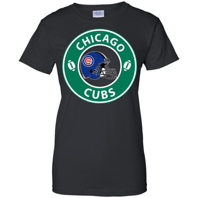 Starbucks Coffee Chicago Cubs T Shirts WNG